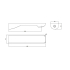 IVANO Series Black Bathtub/Basin Wall Spout