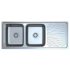 Otus Double Bowl & Drainer Sink 1180 x 480 x178mm