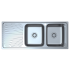 Otus Double Bowl & Drainer Sink 1180 x 480 x178mm