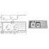 Stainless Steel Sink 1160x500x200