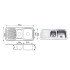 Cora 1 & 1/4 Bowl & Single Drainer 980 x 480 x 170mm