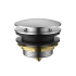 40mm Bath Pop-Up Plug With Removabel Waste No Overflow Brushed Nickel
