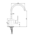 Dove Sink Mixer Chrome