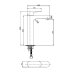 Dove High Rise Basin Mixer Chrome