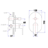 Dove Wall Mixer With Diverter Chrome