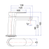 Cora Basin mixer Matt Black