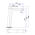 Cora High Rise Basin Mixer Chrome