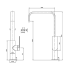Ruki Sink Mixer Brushed Gold
