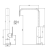 Ruki Sink Mixer Brushed Nickel