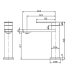 Ruki Basin Mixer Chrome