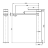 Ruki High Rise Basin Mixer Gunmetal