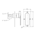 Ruki Wall Mixer Brushed Nickel
