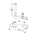 Ruki Wall Basin Mixer Chrome