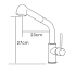 Otus Pin Handle Pull-Out Sink Mixer Chrome