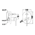 Otus Wall Mixer With Diverter Chrome