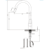 Luxa Pull Out  Sink Mixer  Gun Metal