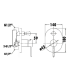 Otus Wall Mixer With Diverter Matt Black