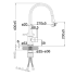 Aziz Sink Mixer Chrome
