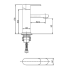 Pine Basin Mixer Chrome