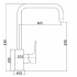 Lava Sink Mixer Chrome
