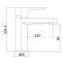 Lava Basin Mixer Chrome