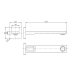 Ruki Bath Spout Chrome
