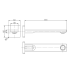 Ruki Bath Spout Brushed Nickel