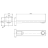 Ruki Bath Spout Gunmetal