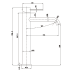 Otus Slimline SS Highrise Basin Mixer Curved Spout in Gun Metal 