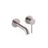 Otus Slimline SS Wall Basin Mixer Separate Back Plate Trim Kits Brushed Stainless Steel