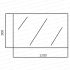 1200mm Pencil Edge Rectangle Bathroom Plain Mirror