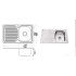 Eden Single Bowl & Single Drainer 780 x 480 x 170mm
