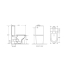 Berlin Matt White Back To Wall Toilet Suite Quiet Flushing Technology 