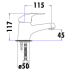 Mina Basin Mixer Chrome