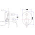 Mina Wall Mixer With Diverter Chrome