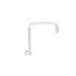 Round Rectangle Curved Shower Arm Brushed Nickel