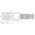 Eden Double Bowl & Single Drainer Sink 1160mm x 450mm x 208mm Stainless Steel