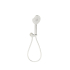 Cora Round Hand Shower On Wall Outlet Bracket Brushed Nickel