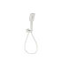 Eden Square Hand Shower On Wall Outlet Bracket Brushed Nickel