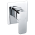 Nova  Round Cornered Rectangle Handle Wall Mixer 