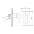 Nova Wall Mixer Matt Black 