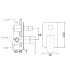 Nova Wall Mixer with Diverter Matt Black 