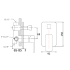Nova Wall Mixer with Diverter Brushed Nickel 