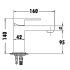 Rosa Basin Mixer Matt Black