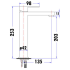 Rosa High Rise Basin Mixer Chrome