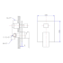 Rosa Wall Mixer With Diverter Chrome