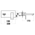 Rosa Wall Basin Mixer Chrome