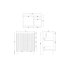 750mm Brio Matte White 2PAC Coating PVC Freestanding Elegant Wave-Like Fluted Design Bathroom Vanity Cabinet Only