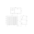 900mm Brio Matte White 2PAC Coating PVC Freestanding Elegant Wave-Like Fluted Design Bathroom Vanity Cabinet Only