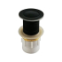 Black Solid Brass Bathroom Basin Sink Pop Up Waste Non Overflow